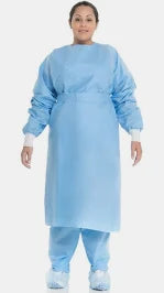 Procedure Gown Knit Cuffs, Blue X-Large, 60/Case