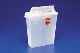 SharpSafety Sharps Container 3 gal Clear w/Cap Each