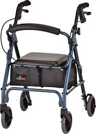 GetGo Petite Rolling Walker, Blue, New, 1/Box