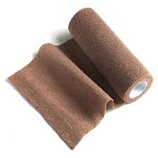 Cohesive Bandages 6" x 5yds, Self-Adherent, Sterile, Tan, 52/Box