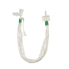 Closed Suction System For Adults, 24h Tracheostomy T-Piece, 12" 14F, Sterile, 10/Box