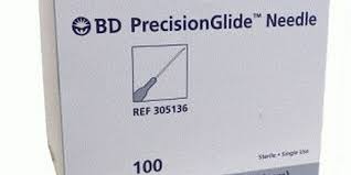 Precision Glide Needle 27G x1 1/4", Sterile, 100/Box