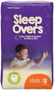 Baby, Sleep Overs Day & Night Protection, LG/XL, 12/pack