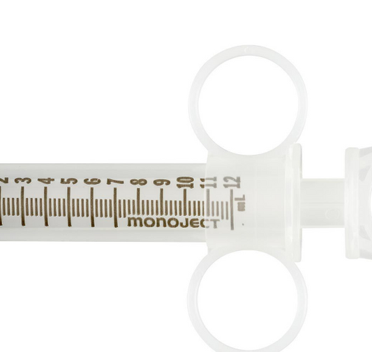 Monoject Control Syringe Luer-Lock Tip 20mL, 40/box