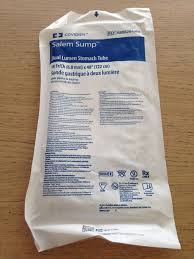 Salem Sump Dual Lumen Stomach Tube With EnFit Connection 18 Fr x 48" 50/Box