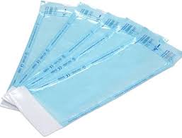 Paper Sterilization Pouch, Heat Seal, 5" x 15", 200/Box