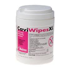 CaviWipes XL Disinfecting Towelettes, 9" x 12", Expired/Discounted, 65/Tub