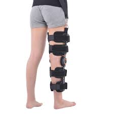 Post-Op Knee Brace, 6 Strap Full Shell Pads, 120 Degree Extension, 1/Box