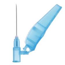 Safety Needle 23 g X 1" Sterile 100/Box