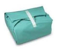 Encompass Sterilization Wrapper, 36" x 36" Dual Layer Cotton/Poly, Washable/Reusable, Ceil Blue, 60/Box