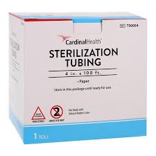 Sterilization Tubing, Paper, 4" x 100', 1/Roll