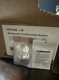 MiniCap w/Povidone-Iodine Solution, 60/Box