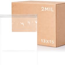 Reclosable Bags, 13" x 15" x 2MIL, Clear, 1000/Case