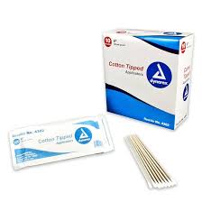 Cotton Tipped Applicators, 6" Wood Shaft, 100/Pack 10 Packs/Box