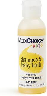 Shampoo & Baby Bath, Baby Fresh Scent, 2fl oz., 144/Box