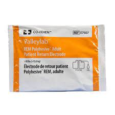 Electrode, REM Polyhesive Adult Patient Return, 9', 48/Box