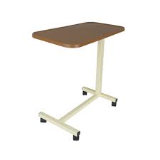 Overbed Table w/Castors and Ratchet Handle Adj, New, 1/Box