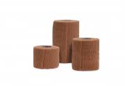 Cohesive Bandages 4" x 5yds Tan, Self-Adherent  12 Rolls/Box 72Rolls/Case