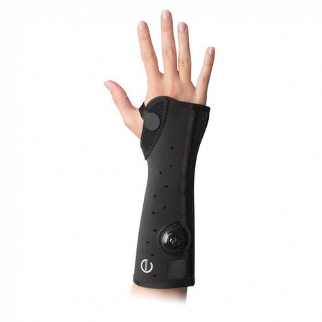 Exos Short Arm Fracture Brace Black, Right Large, Each