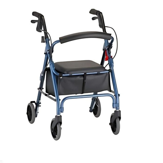 GetGO Petite Narrow Rolling Walker, Blue, New