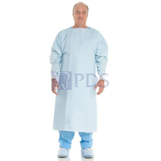Procedure Gown with a Polyethylene Coating and Knit Cuffs, 100/Box