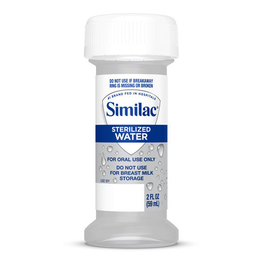 Similac Sterilized Water, 2fl oz bottles, Ready to Feed, 48/Case
