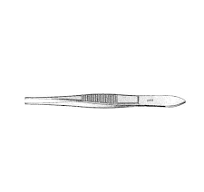 Iris Tissue Forceps, 3 7/8" x 0.6mm Wide, 1x2 Teeth, Each