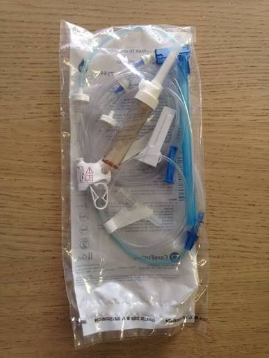 Infusion Set 20 Drop 126", 3 Needle-Free Valves Vented/Nonvented, 20/Box