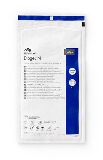 Biogel M Surgical Gloves Size 8.5 Latex, Pair, 50/Box