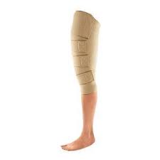 Circaid Juxtafit Essentials, Upper Leg w/Knee, Inelastic Compression System, Left Medium, 1/ea