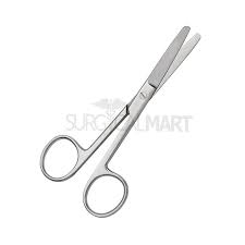 Operating Scissors, Straigth 5.5" Sharp/Blunt, S/S 12/Bag