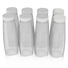 Baby Bottle w/Cap, 8oz., Clear, Ready for Use, Reusable, 144/Box