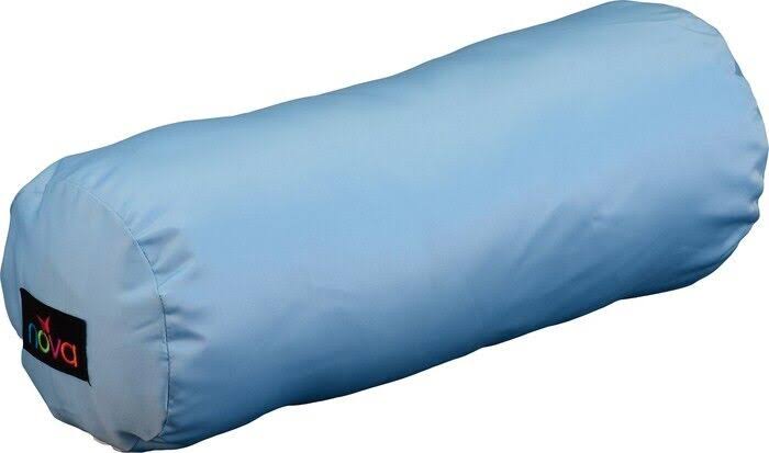 Cervical Pillow Blue Satin 18"x7" Roll Each