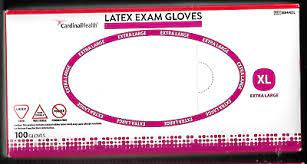 Exam Gloves, Latex, XL, Expired/Discounted, 100/Box 10 Boxes/Case