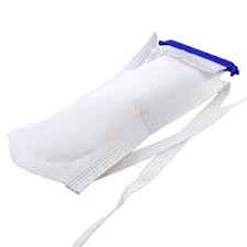 Refillable Ice Bag w/Clamp and Ties, Small 5.5" x 10", 50/Box