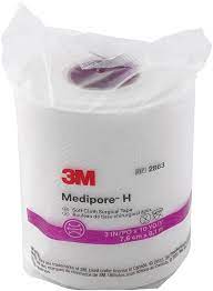 3M Medipore H Soft Cloth Surgical Tape, 4" x 10yd, 10 Rolls/Box