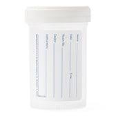 Urine Specimen Collection Cup w/Screw Top Lid, 9mL, Disposable, Non-Sterile, Includes Labels, 40/Box