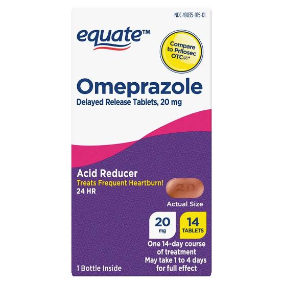 Omeprazole 20mg Tablets Delayed Release Acid Reducer, 14/Bottle