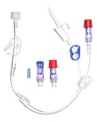 Oncology Kit, 21" Ext Set w/Spiros & Red Cap, Appx 3.2ml, Graduated Adapter, Locking Universal Vented Vial Spike w/13mm ChemoClave, 50/Box
