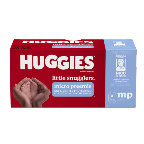 Huggies Diapers Little Snugglers Micro Preemie, mp Up To 4 lb, 240/Case