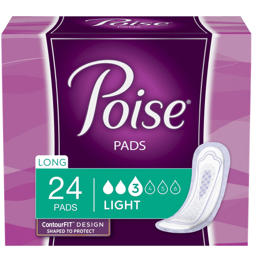 Poise Pads Female, Disposable 96/Case