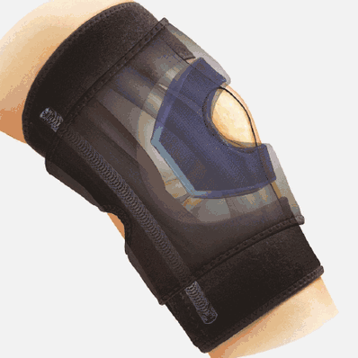 Kuhl Knee Brace Shields Black Medium, Each