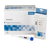Digital Oral Thermometer 30 Seconds, 12/Box