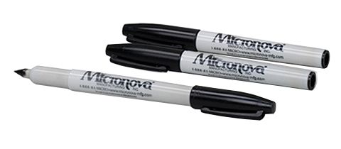 Lab Marker Black Fine Tip 10/Box