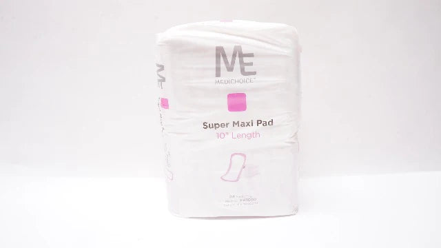 Super Maxi Pad, 10" Length, 24/Bag 12 Bags/Case