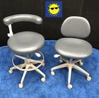Doctor & Assistant Dental Stool Set, 2/Set
