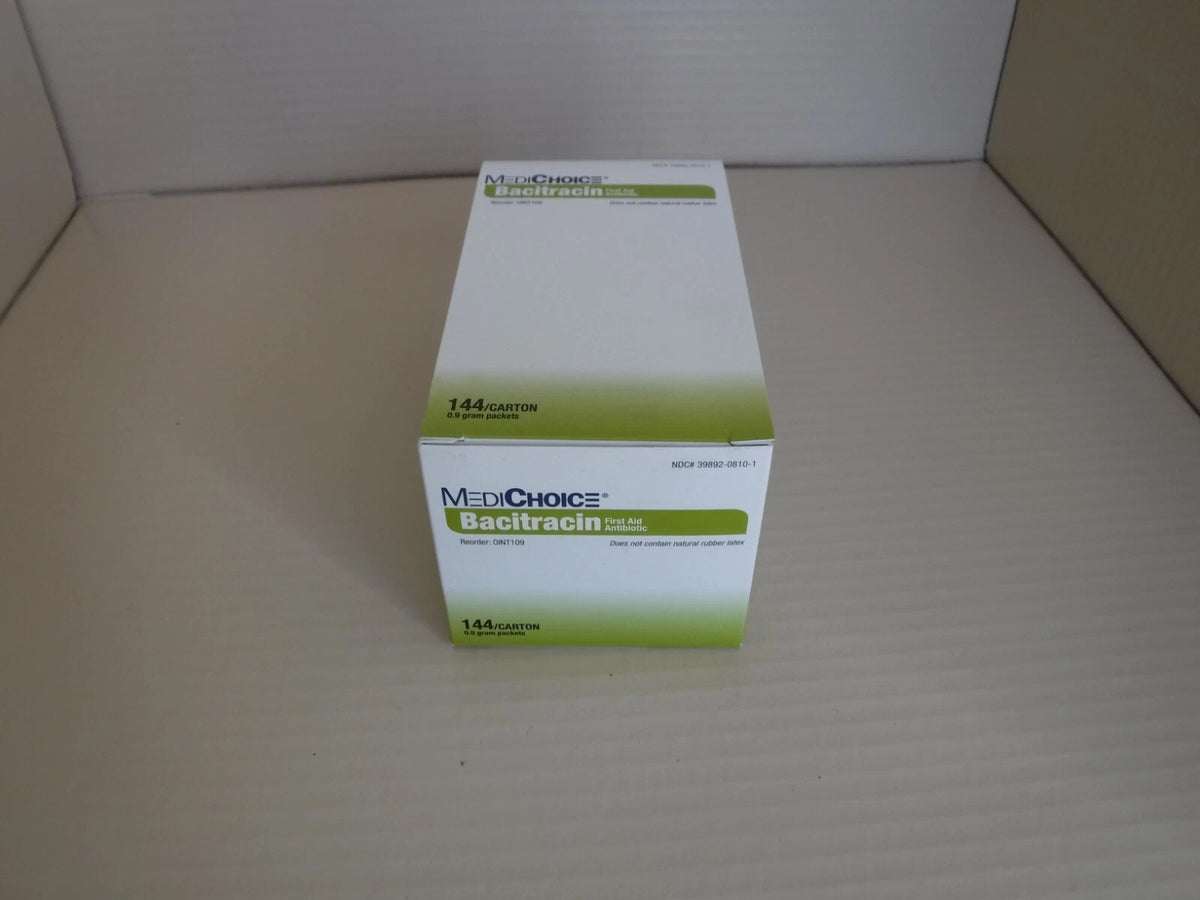 Bacitracin First Aid Antibiotic 0.9 g,  144/Box