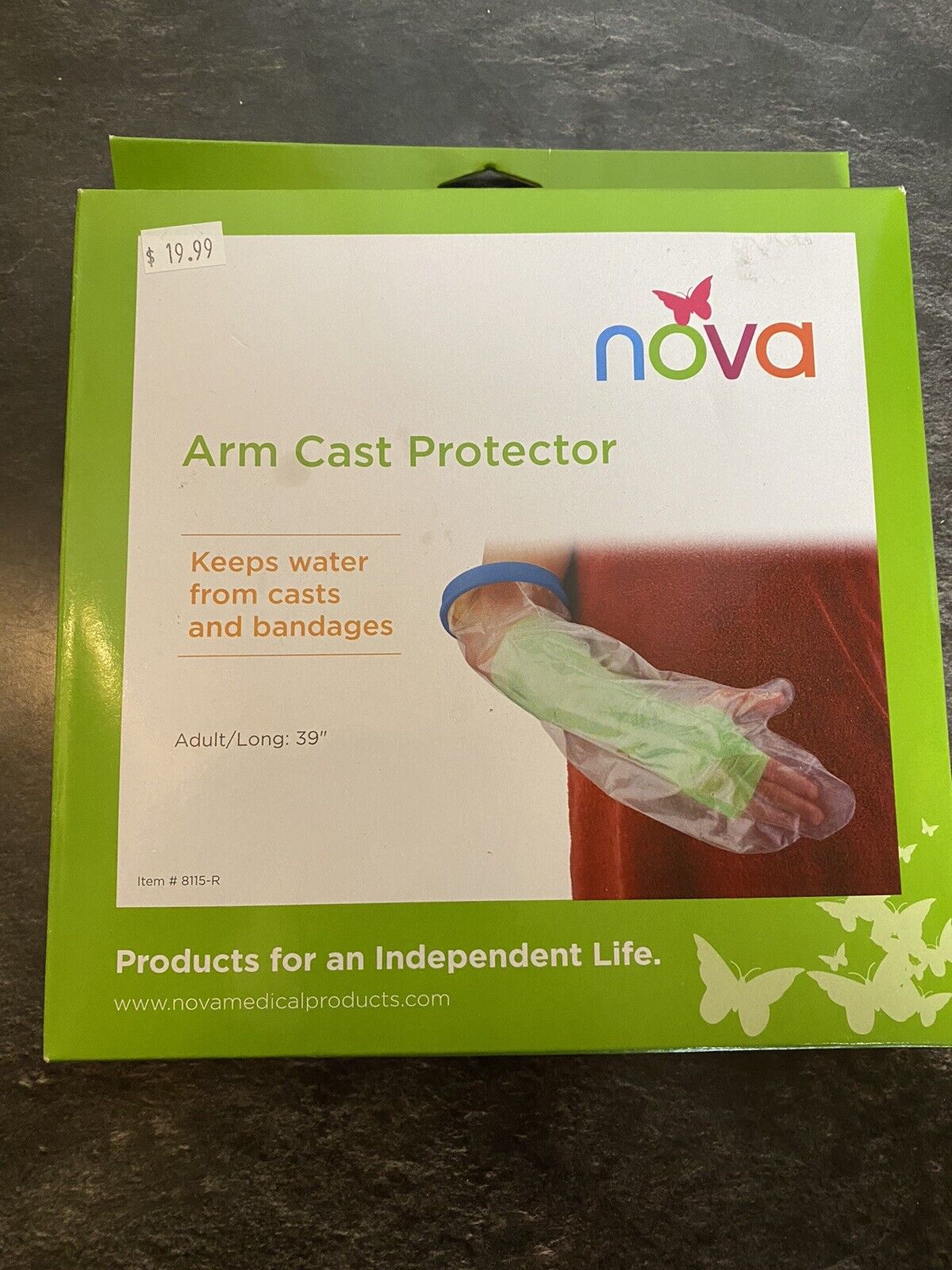 Arm Cast Protector And Bandages  Adult/ Long 39" 1/ Box