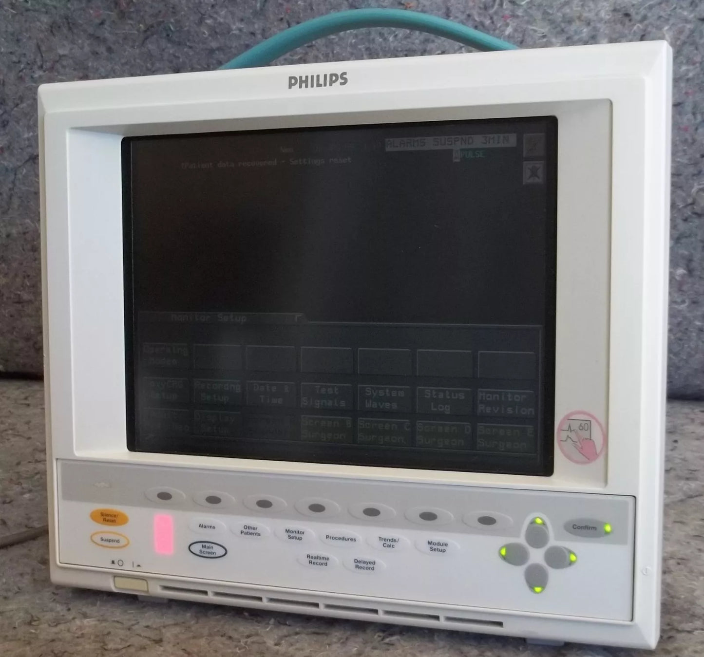 Neontatal Vital Signs Patient Monitor V26C, Used/Untested, 1/Ea