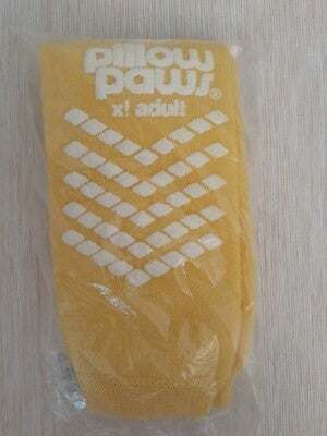 Terries Double Tread Patient Slippers, Yellow, XL, 48 Pairs/Box